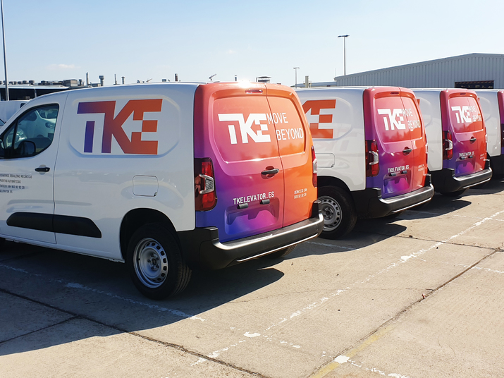 Rotulación de flotas de vehículos comerciales Barcelona