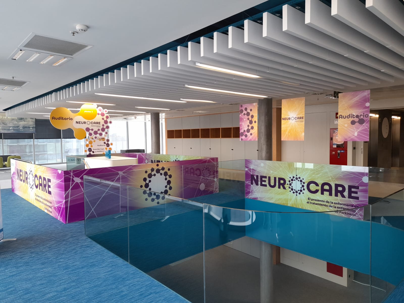 Detalle gráfica evento corporativo