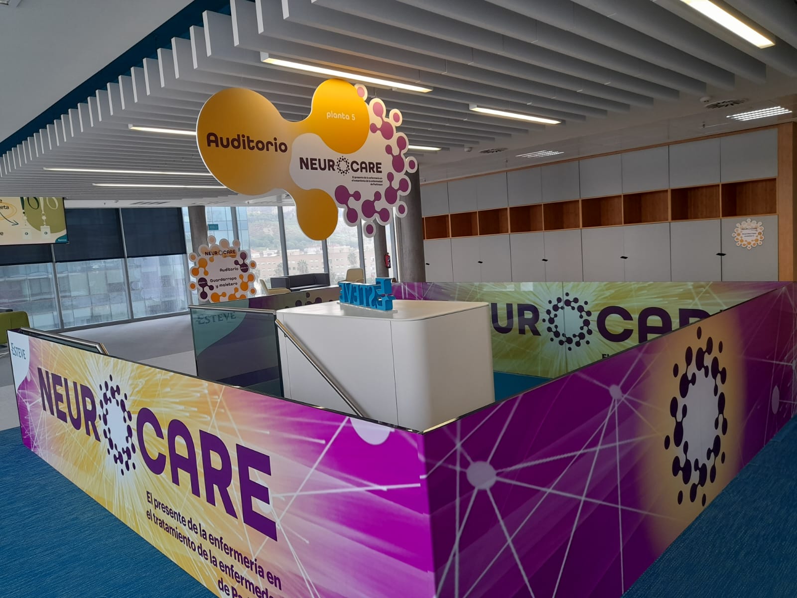 Gráfica impresa gran formato para evento Esteve