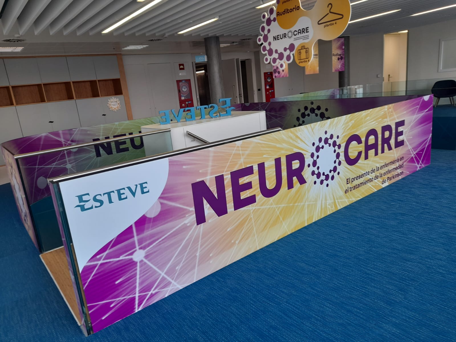 Stand y decoración evento Esteve