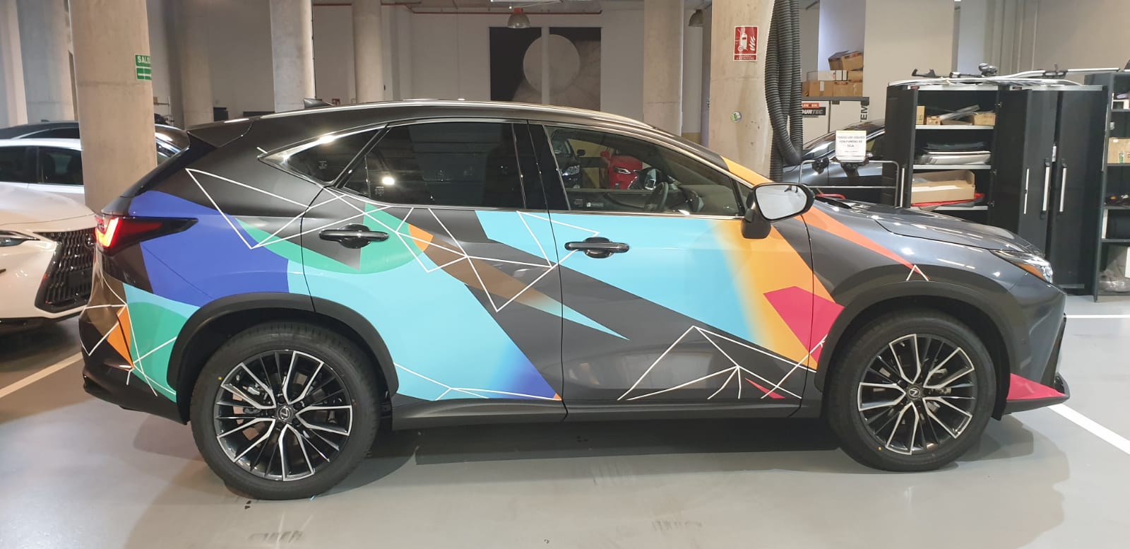 Detalle car wrapping profesional